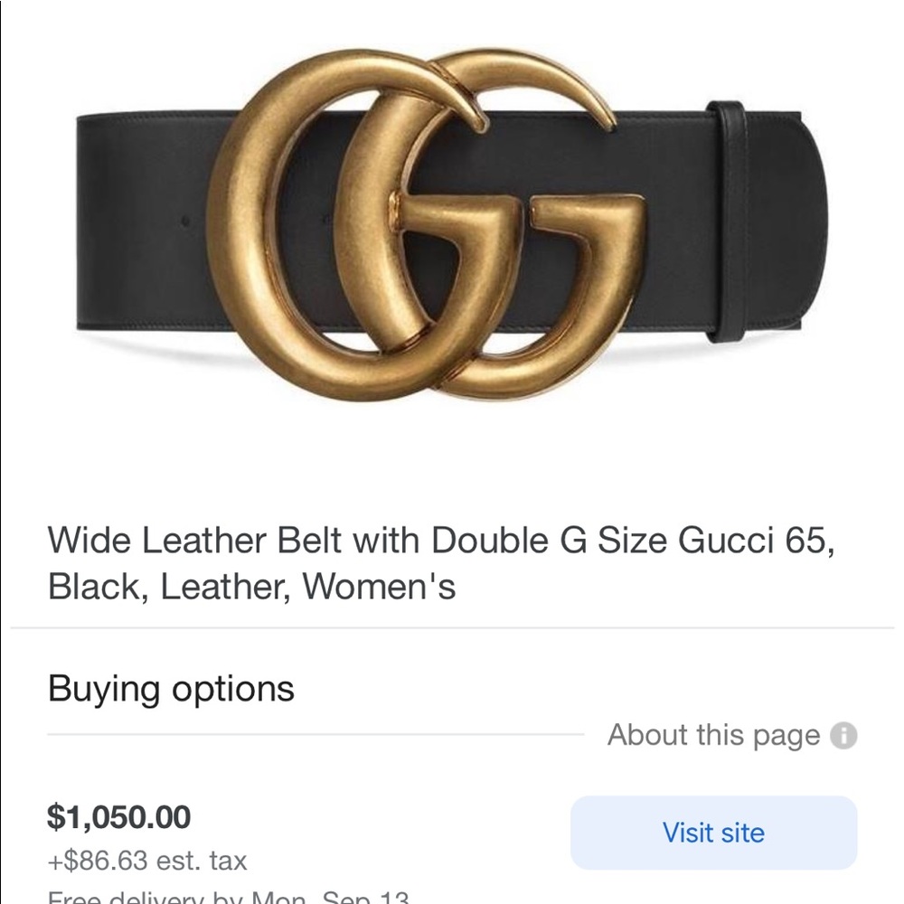 Gucci belt